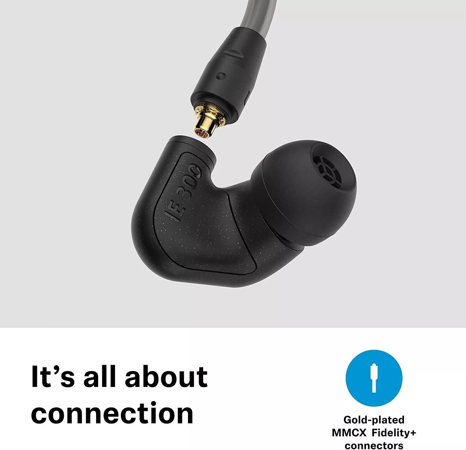 Sennheiser IE 300 Audiophile Wired 3.5mm Earbuds Headphones In-Ear