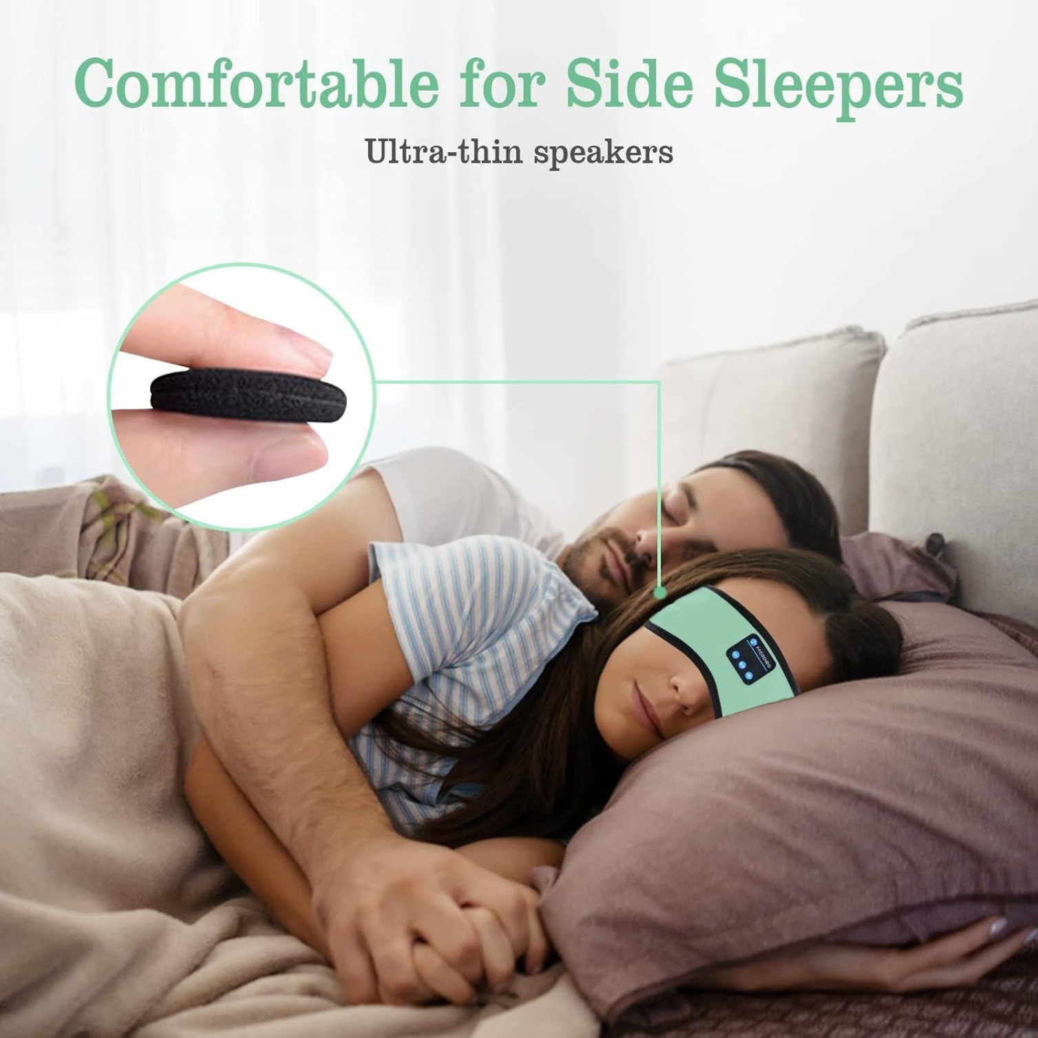 Wireless Sports Headband Headphones with Ultra-Thin HD Stereo Speakers Idear