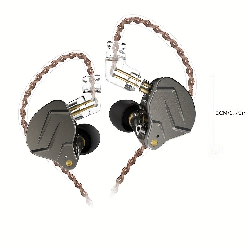 KZ ZSN Pro IEM Hybrid Dual-Driver In-Ear Headphones Detachable Cable HiFi