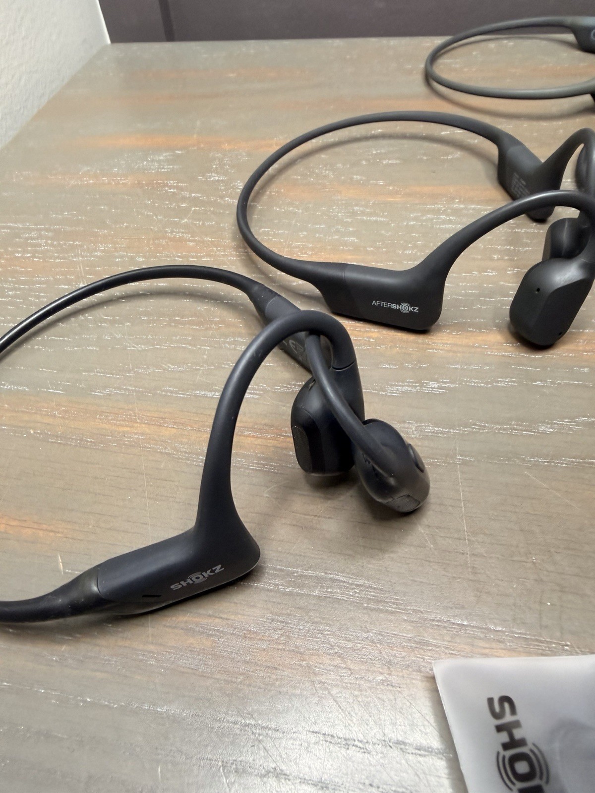 For Parts – Shokz Open-Ear Bone Conduction Headphones Lot of (4) S810-AS800