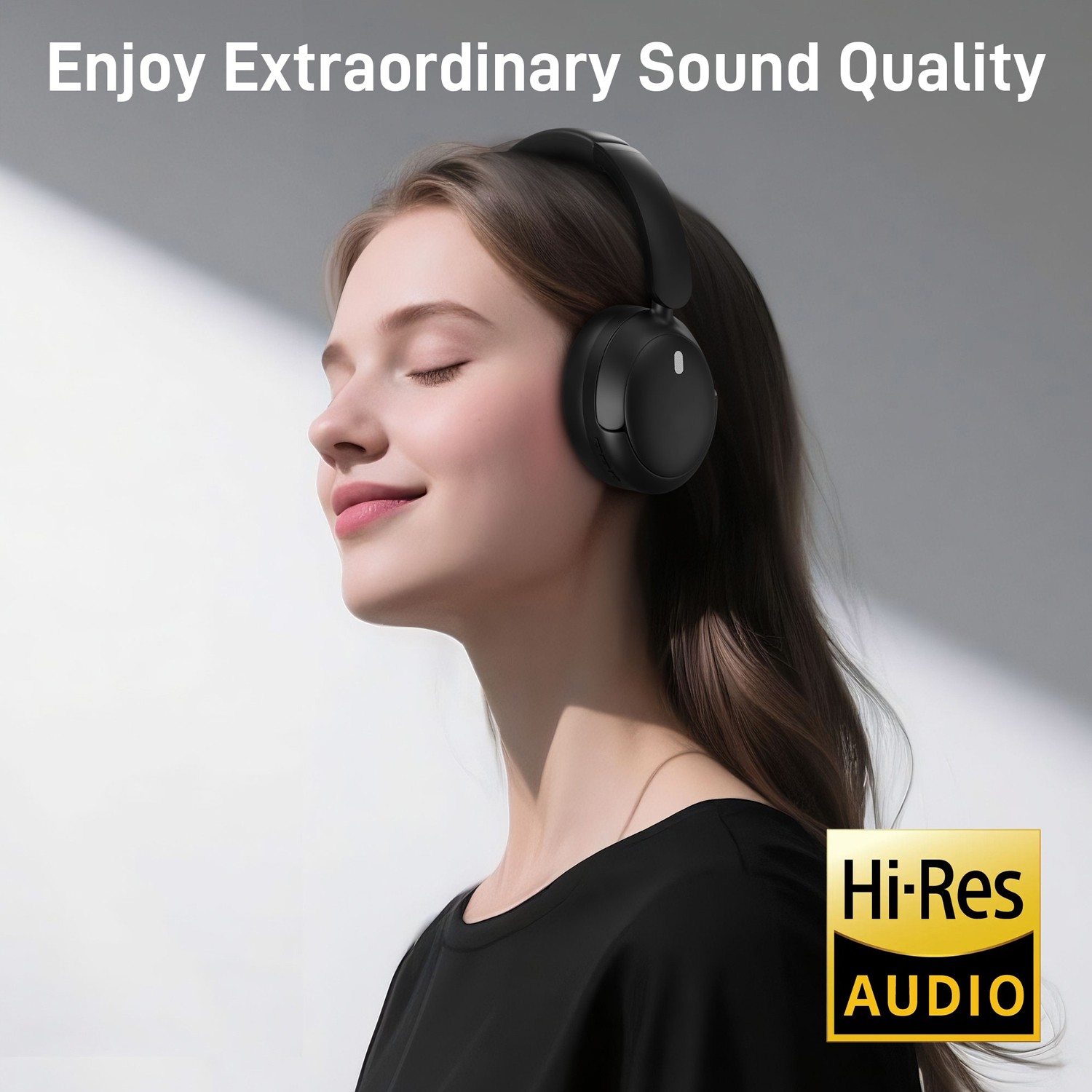 Over-Ear Headphone Bluetooth Active Noise Cancelling Wireless Foldable Headset