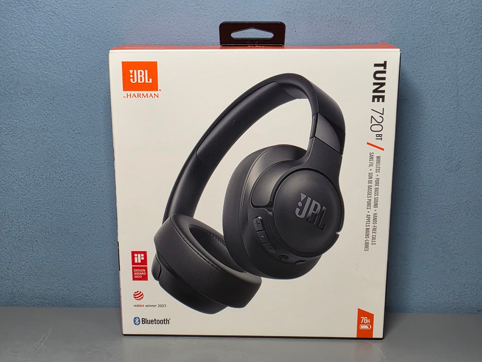 JBL Tune 720BT Wireless Bluetooth Headphones -Pure Bass Sound & Hands-Free Calls