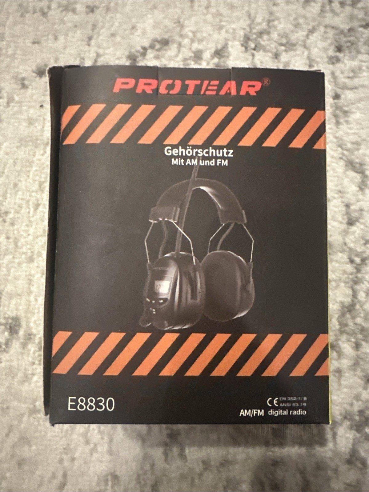 PROTEAR AM FM Hearing Protector, Ear Protection for Mowing, Assorted Colors
