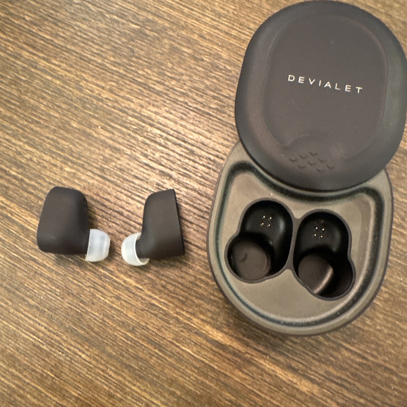 DEVIALET GEMINI TL101 True Wireless Noise Cancelling Earbuds Black Wow Fast Ship