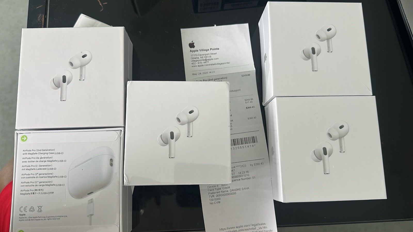 Apple AirPods Pro (2nd Gen) Bluetooth In-Ear Earbuds White MPN MTJV3AM/A