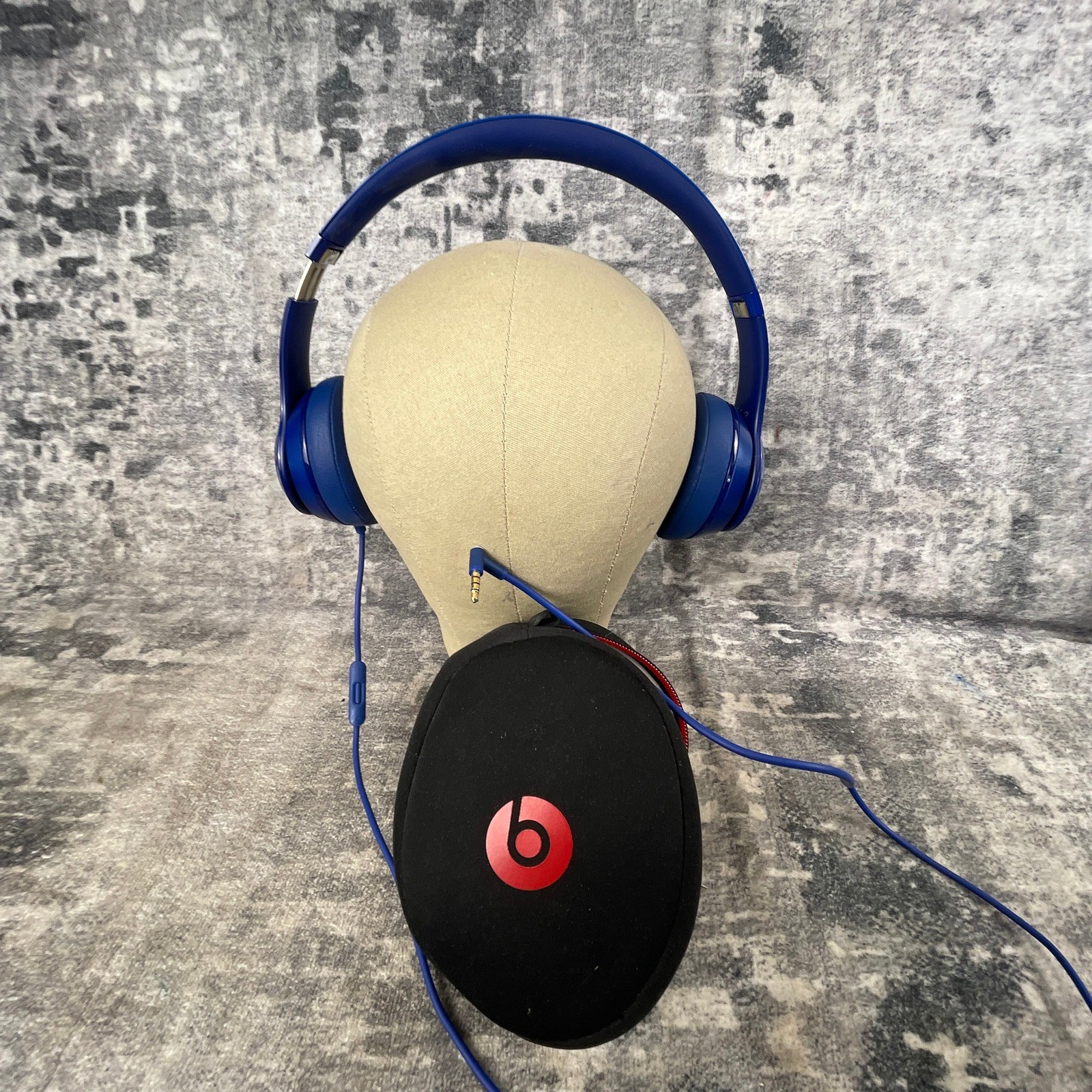 Beats By Dre Unisex Beats Solo Wired B0518 Headphones Blue On-Ear Foldable