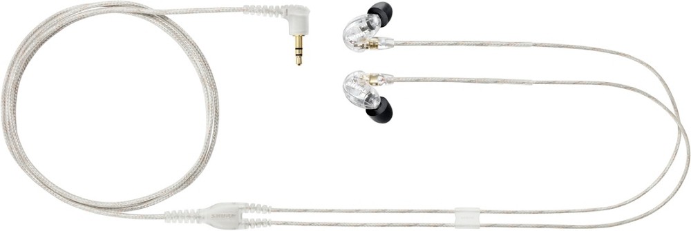 Shure SE215 Dynamic Microdriver Earphones Clear