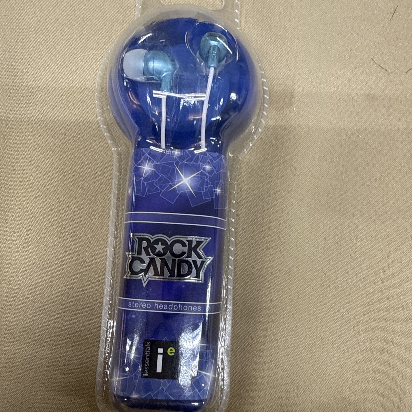 Rock Candy IE BLUE In-Ear Earbud Headphones, Blue