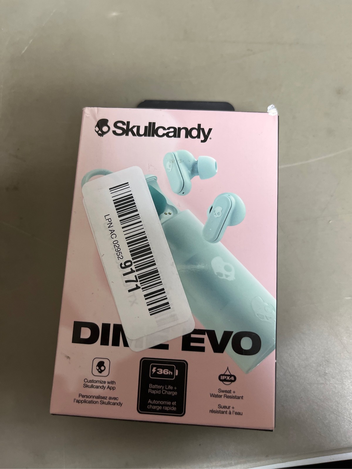 Skullcandy Wireless Bluetooth Earbuds w/Charging Case