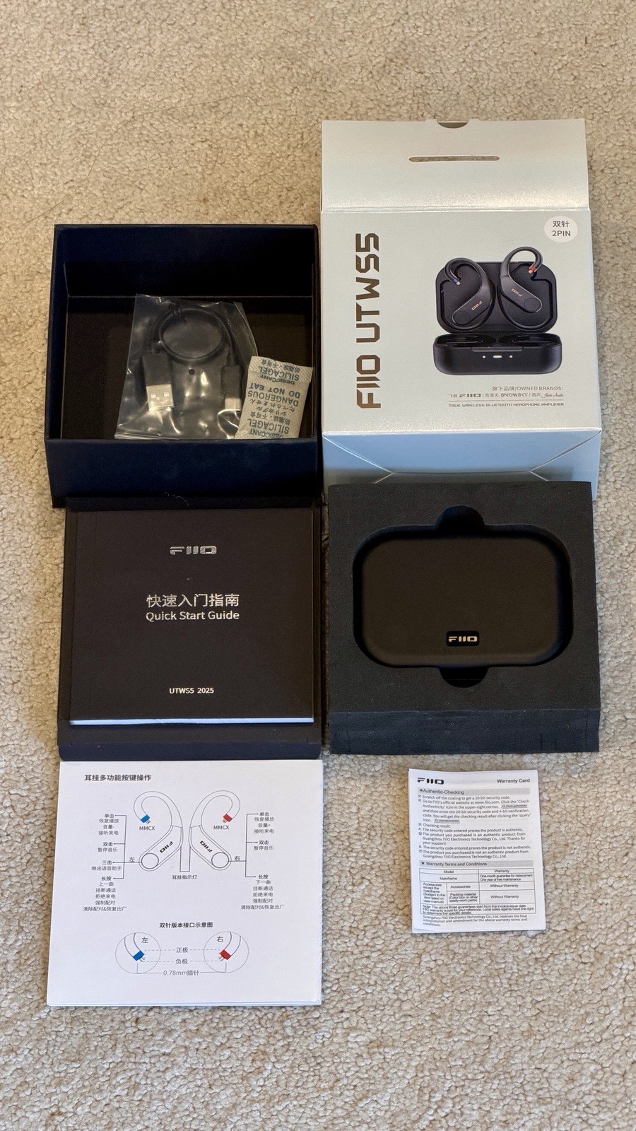 Meze Alba HiFi IEM + FiiO UTWS5 2025 Bluetooth Wireless Adapter Bundle