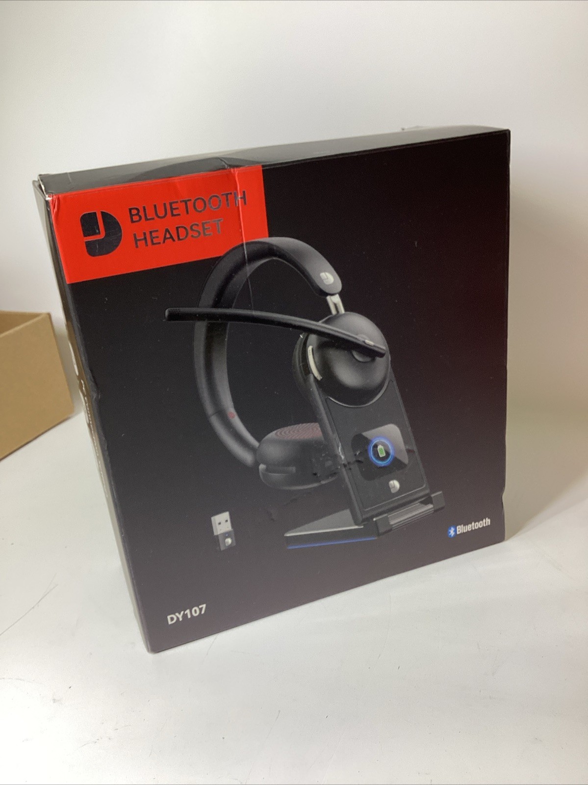 Dytole DY107 Wireless Headset w/Mic for Work-Bluetooth 5.3 Headset, Noise Cancel