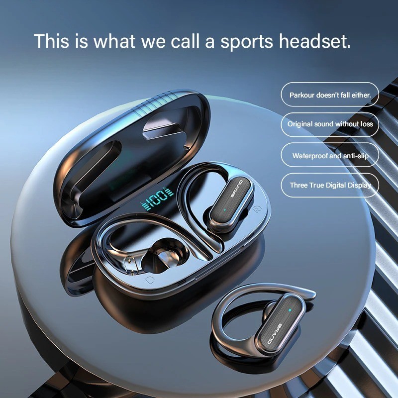 Wireless Open ear Headphone Hi-Res Sound Bluetooth Earphone TWS Sports Earbuds