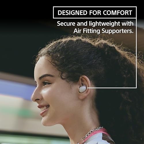 SONY WFLS910N/W LinkBuds Fit Truly Wireless Noise Canceling Earbud, White