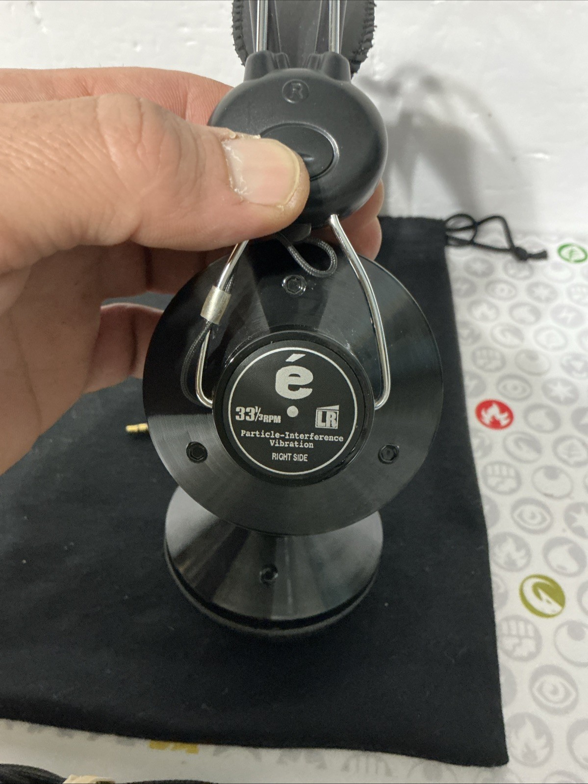 Eskuche Headphones 33 1/3 RPM High-Quality Stereo – Tested – Working – Wired!