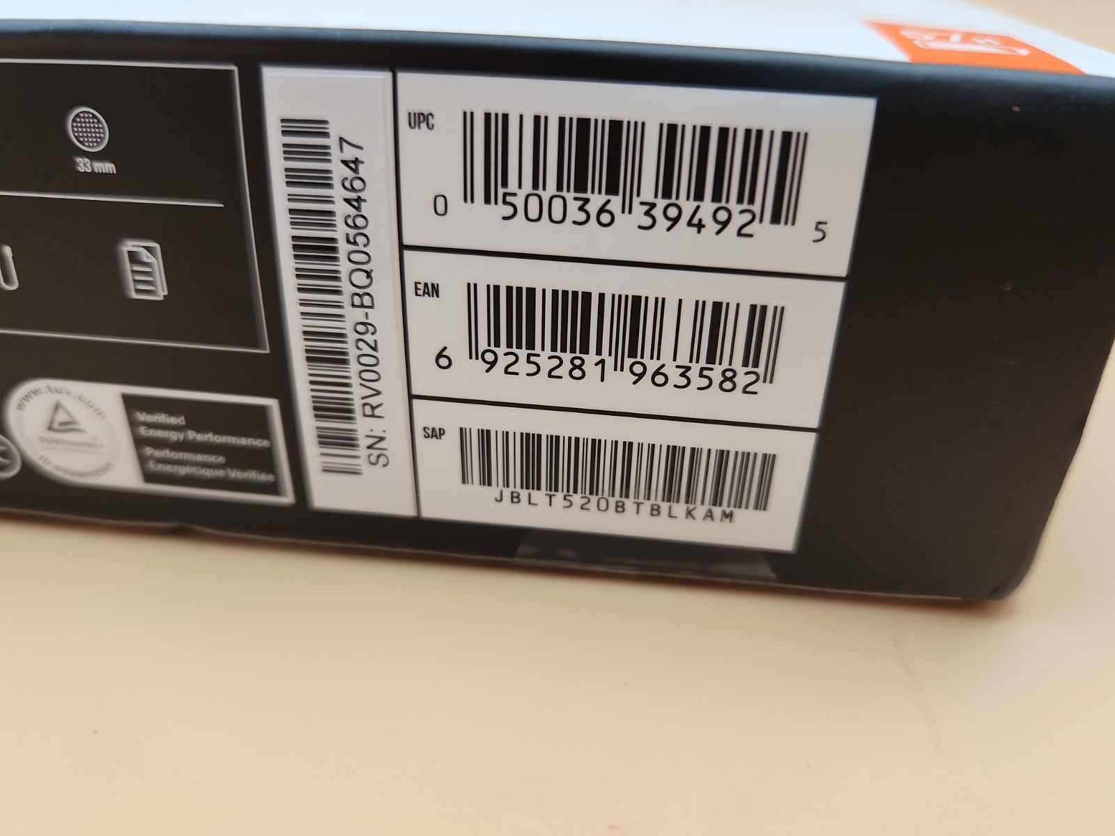 JBL Tune 520BT Wireless On-Ear Headphones – Pure Bass Sound – Brand New