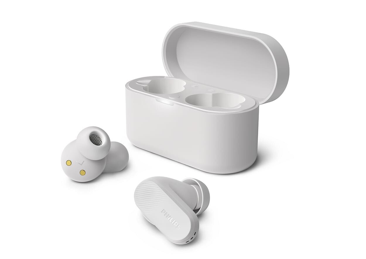 Philips 3000 Series TAT3509WT Wireless ANC Headphones 24H Bluetooth White