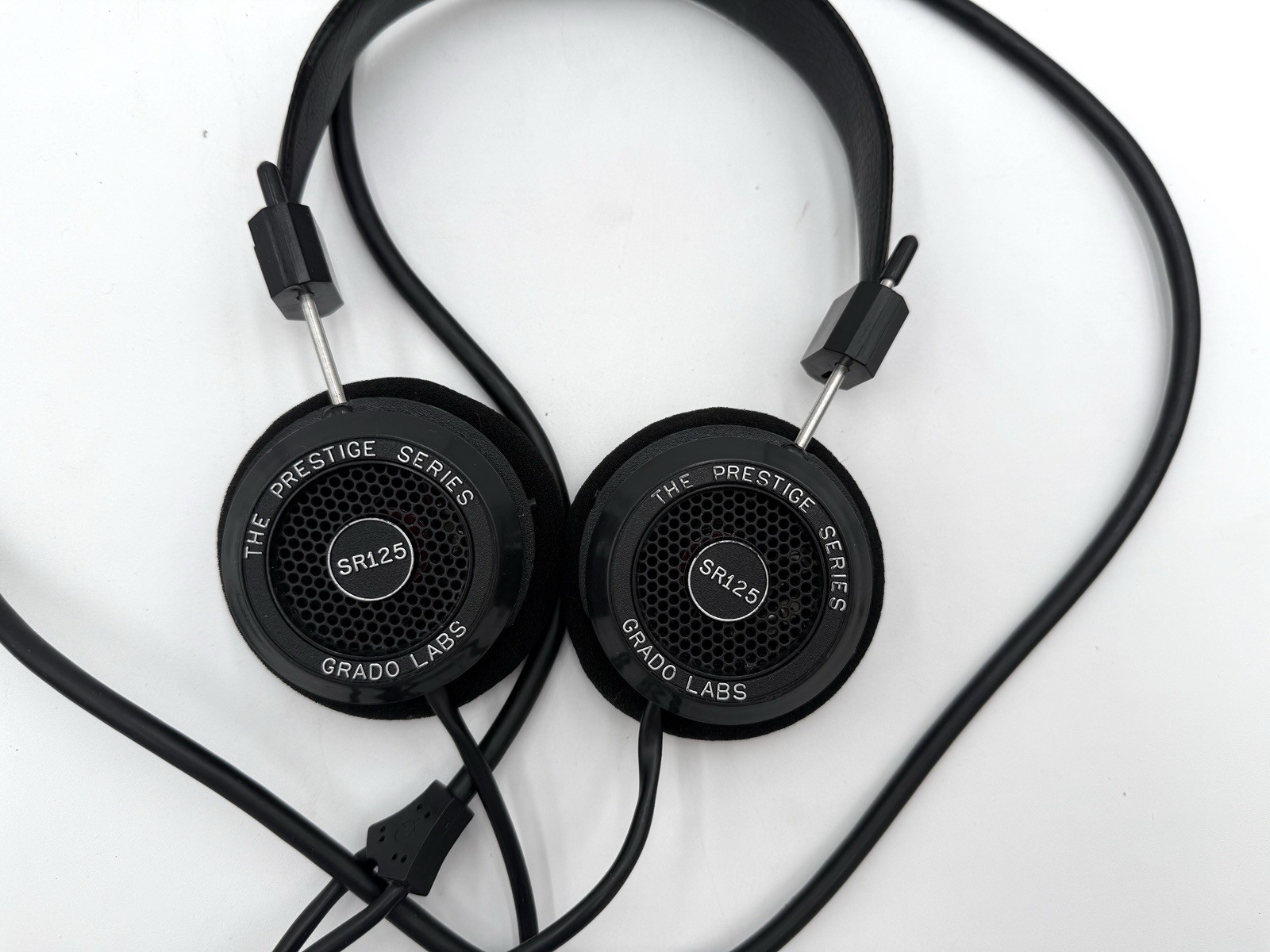Grado Labs Prestige Series SR125 Open Back Headphones 3.5mm Parts Repair Static