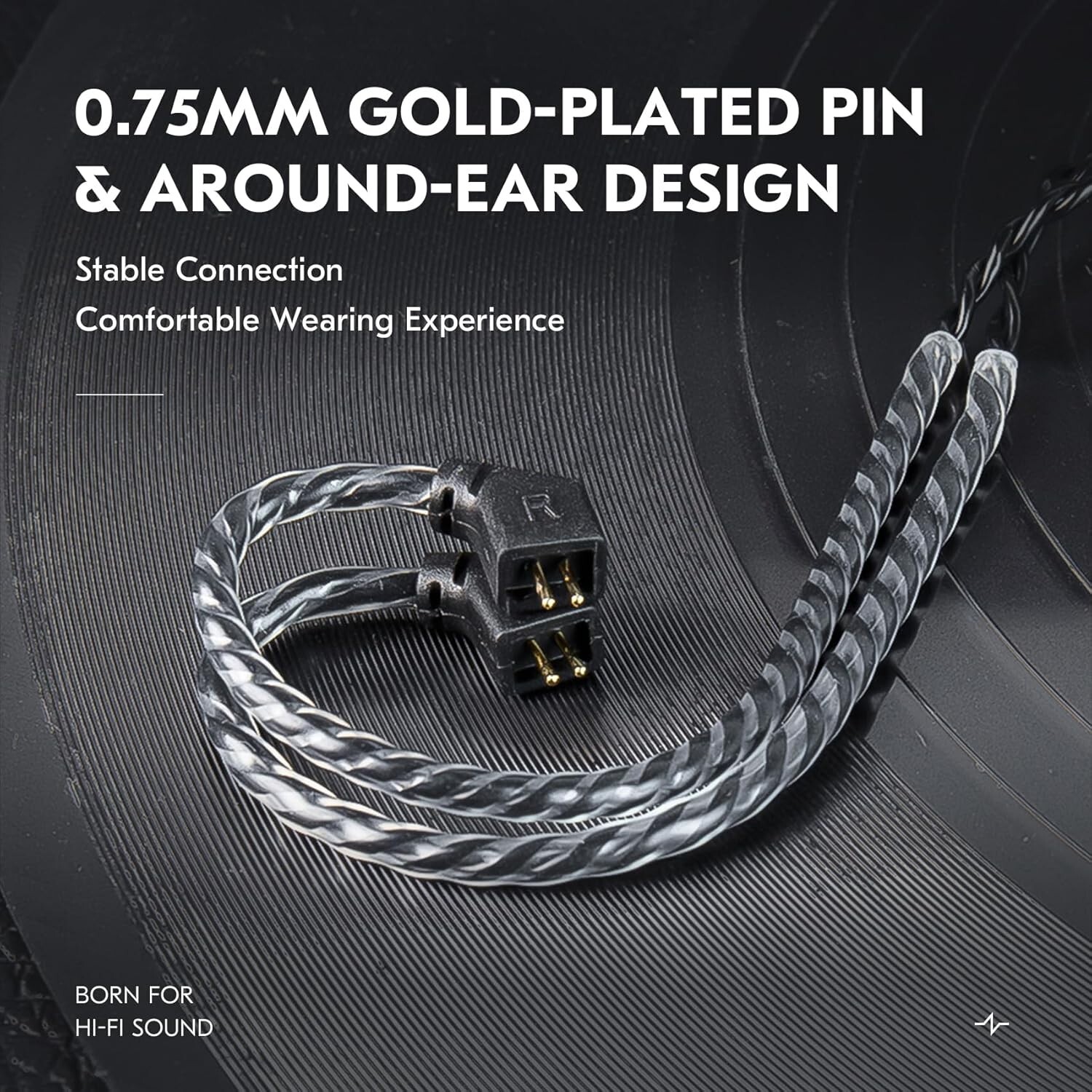 KZ ZS10 PRO in Ear Monitor Earphone Cable, 2Meter Long IEM Cable with Mic, CCZ 4