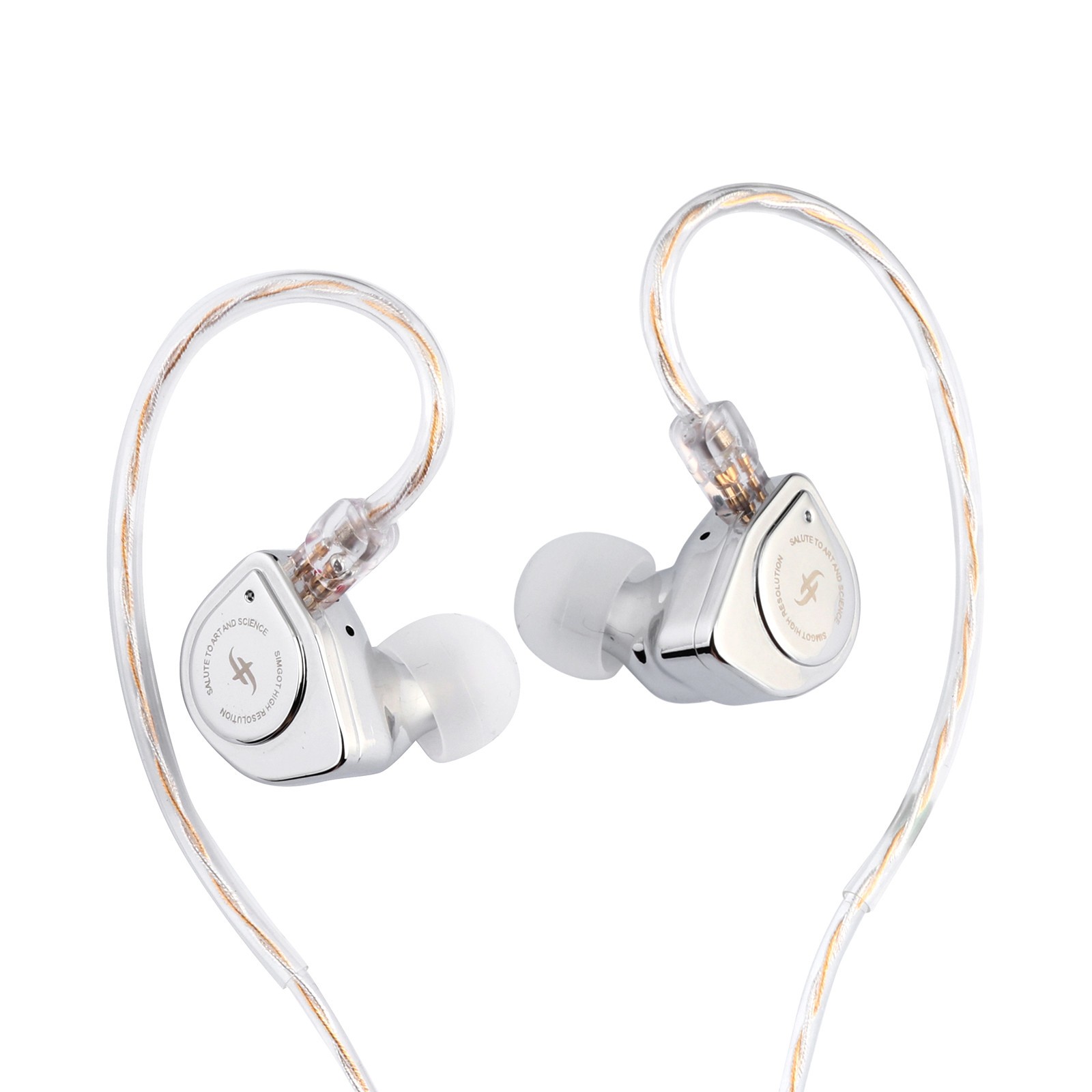 SIMGOT EW200 10mm SCP Diaphragm Dual Magnetic Dynamic IEM HiFi Earphones