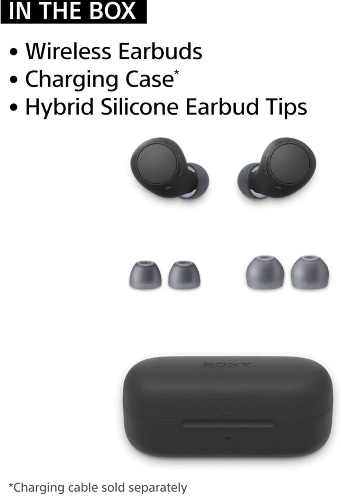 Sony WF-C510 Truly Wireless in-Ear Bluetooth Earbud Headphones with 22 Hour Batt