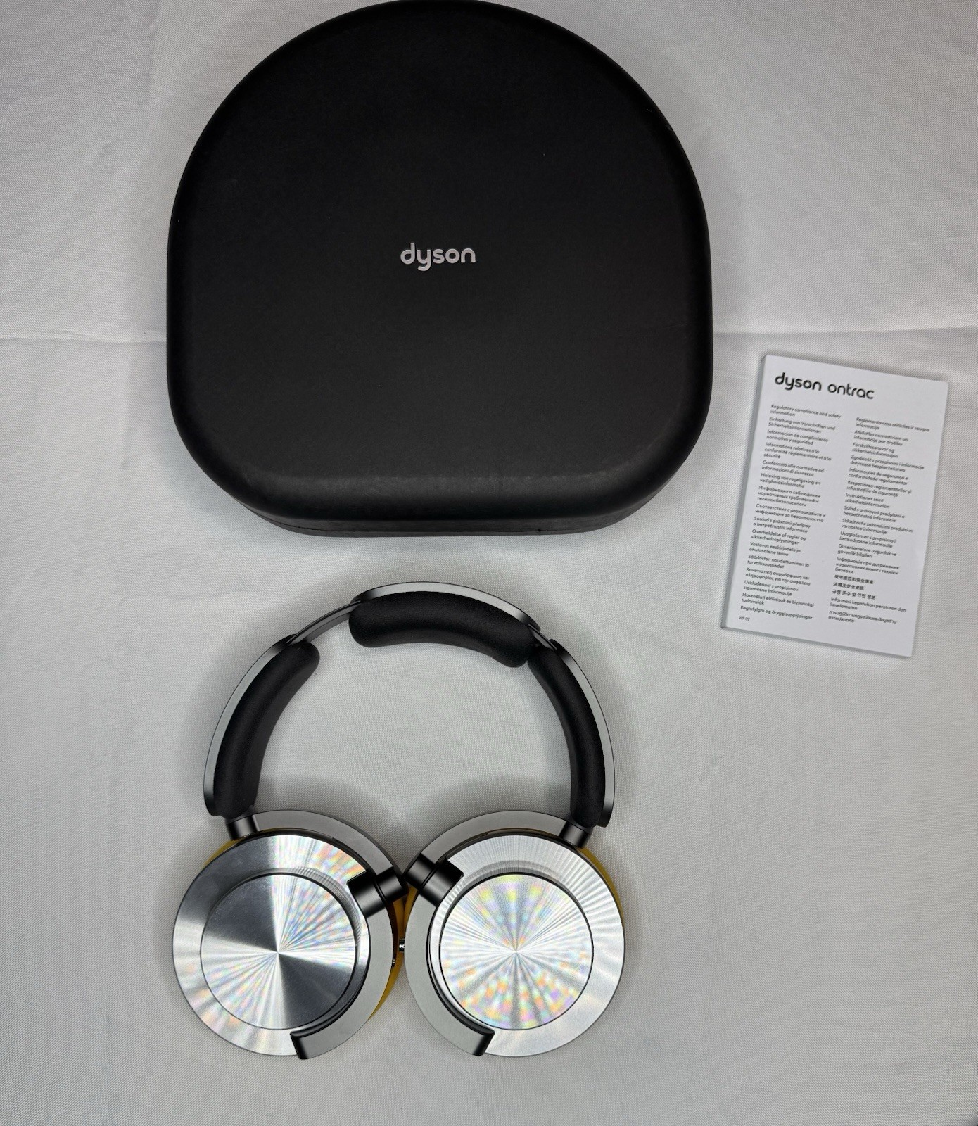 Dyson OnTrac Wireless Bluetooth Over-Ear Headphones CNC Silver/Black/Yellow