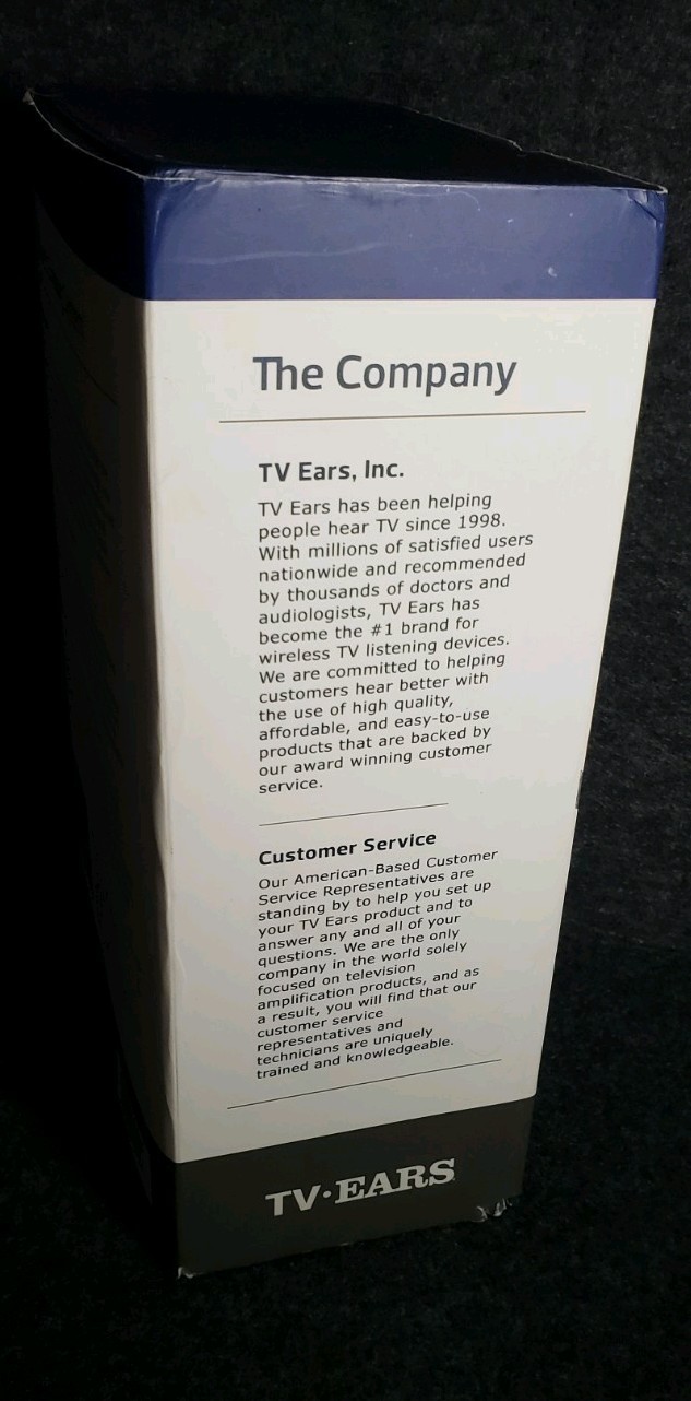 TV Ears 5.0 Analog Wireless Voice Clarifying Headset System (11641) Transmitter