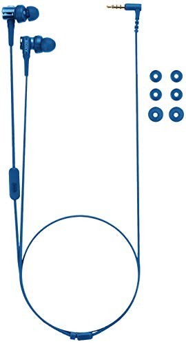 SONY MDR-XB55AP Bass Booster In-Ear Headphones In-line Remote Mic Blue NEW