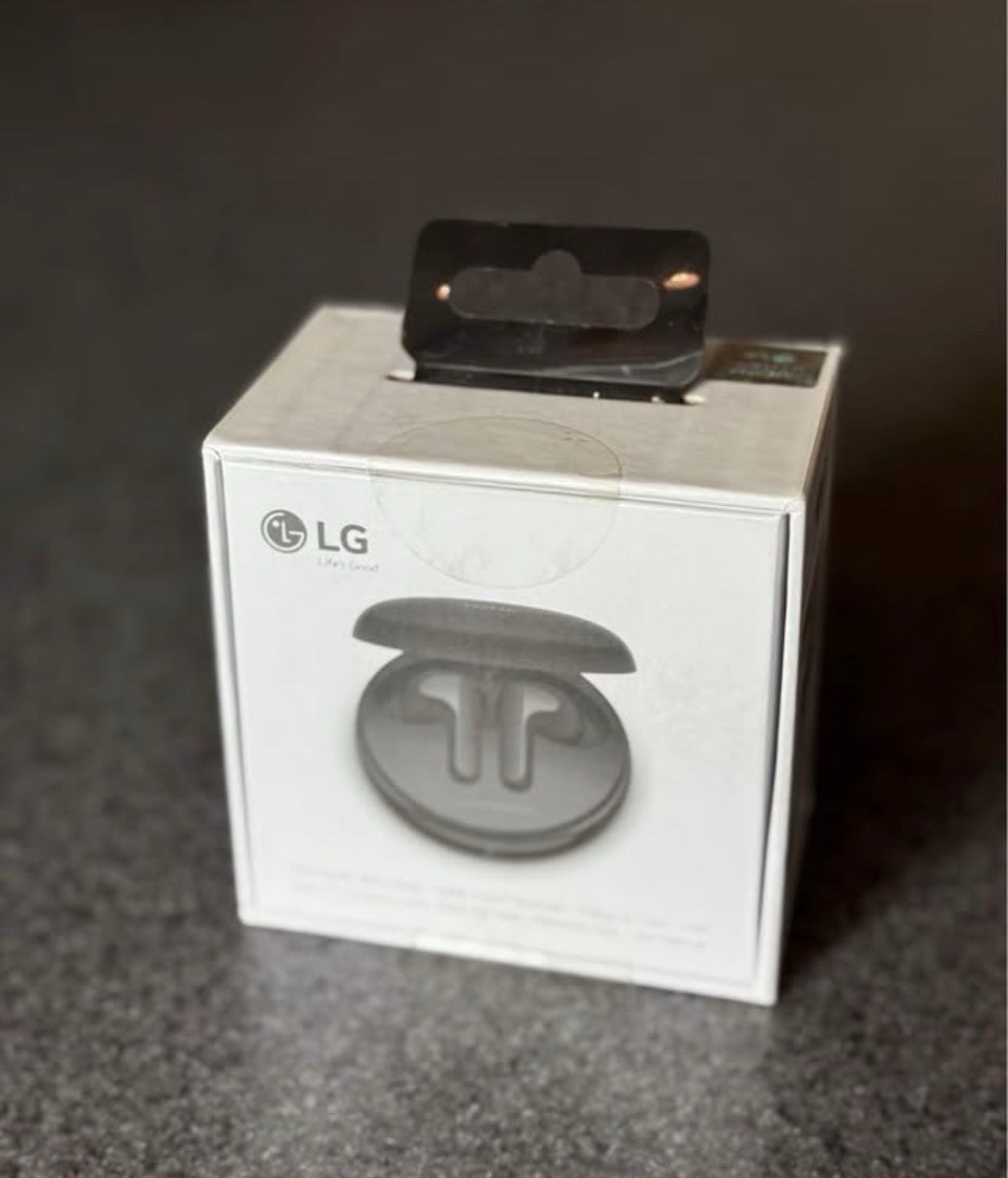 LG TONE Free New Sealed Wireless Bluetooth Earbuds Fast Charging Dual Mic Black