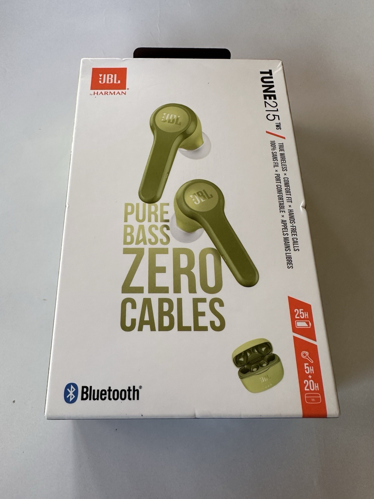 JBL – Tune 215TWS True Wireless In-Ear Headphones – Green – New SEALED