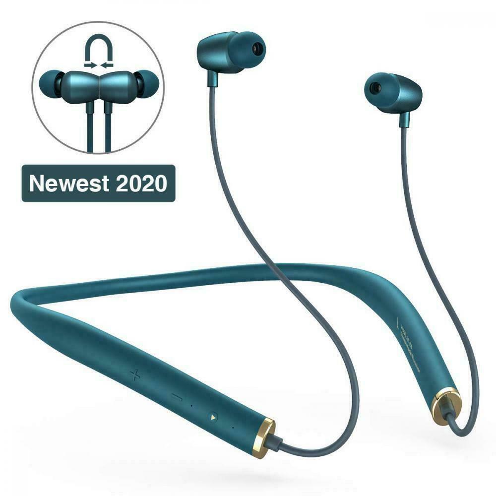 Bluetooth Headphones, SANAG Wireless Bod size：5.5*0.43*0.59 in, Mint Green