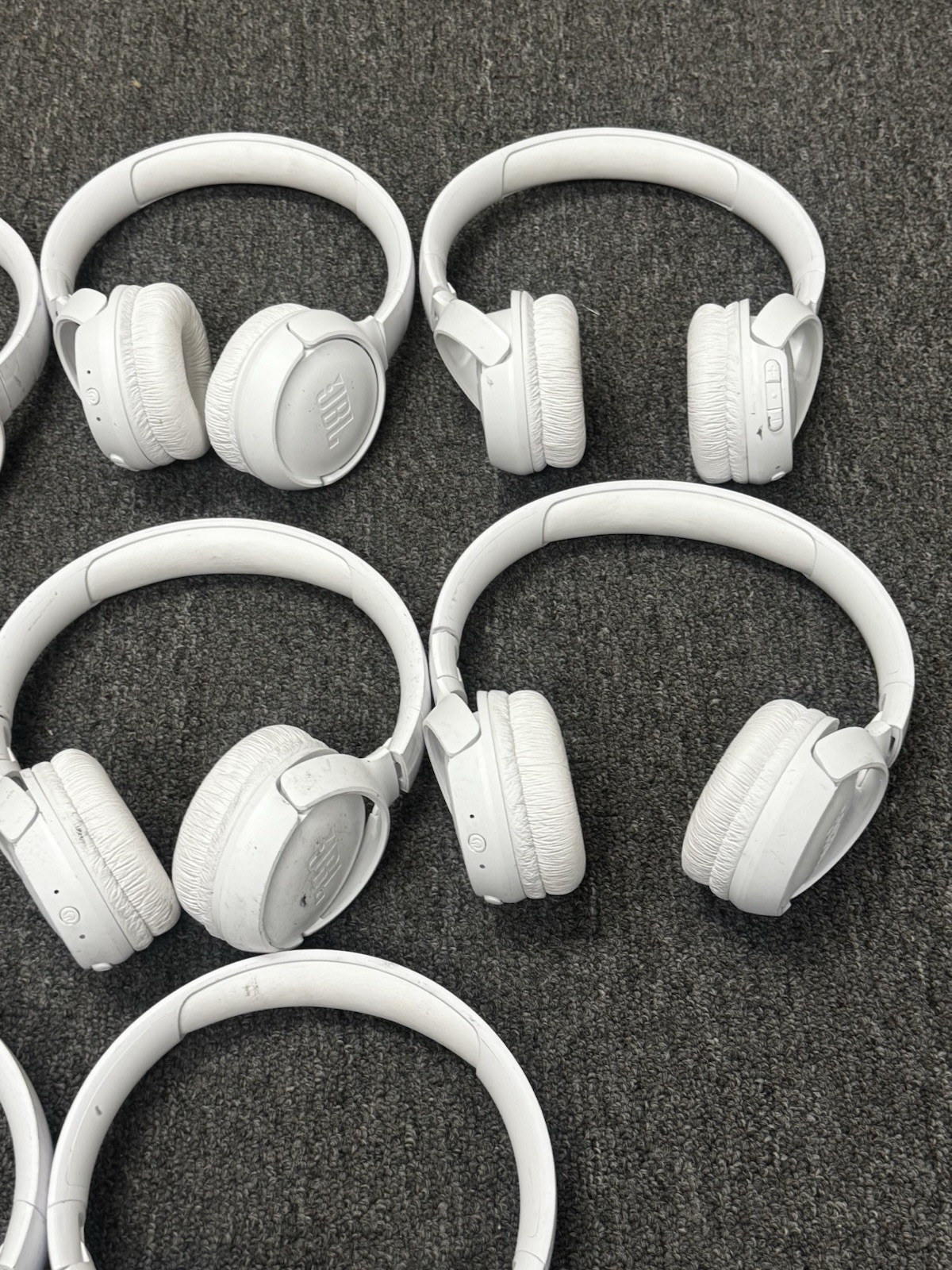 [LOT OF 10] TESTED JBL Tune 520BT Bluetooth Wireless On-Ear Headphones – White