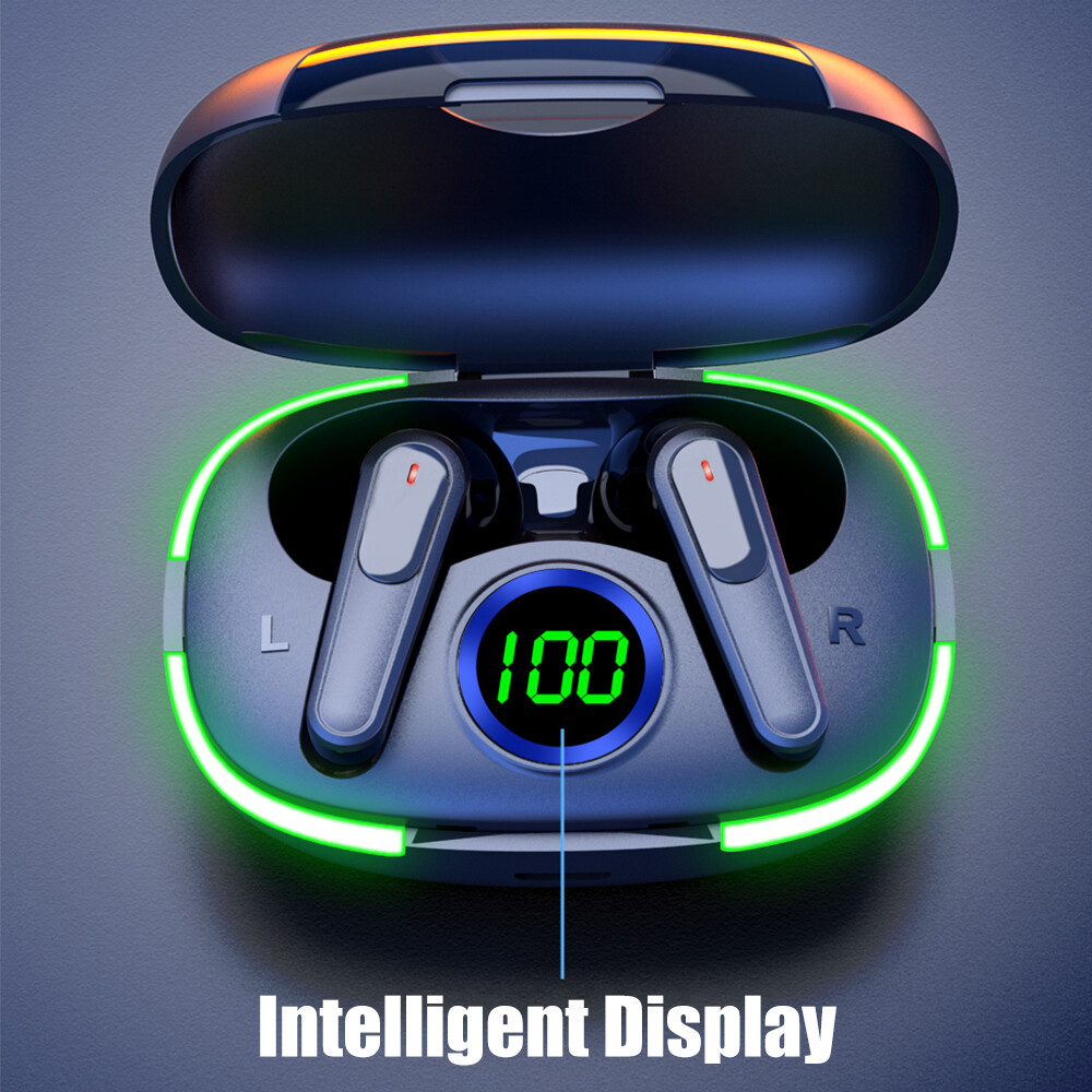 Wireless Headphones Bluetooth Noise Cancelling Stereo Earphones Over Ear Headset