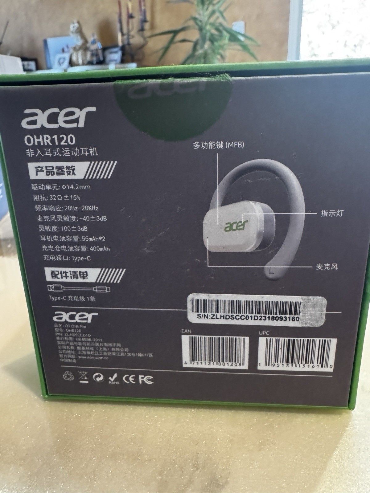 Acer OT ONE Pro OHR120 Wireless Earbuds
