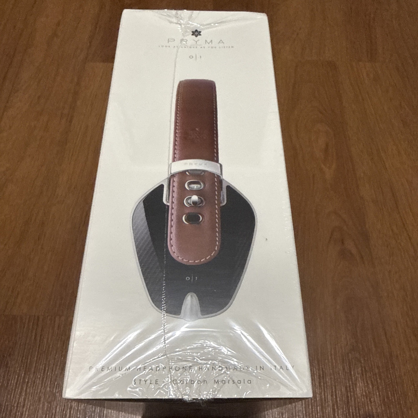 SONUS FABER PRYMA Headphone Carbon Black W. Brown Leather Band NEW
