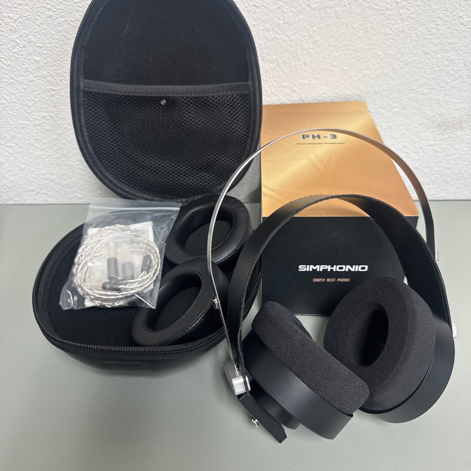 Simphonio PH-3 HiFi 70mm Parallel Magnetic Driver Audiophile Over-ear Headset