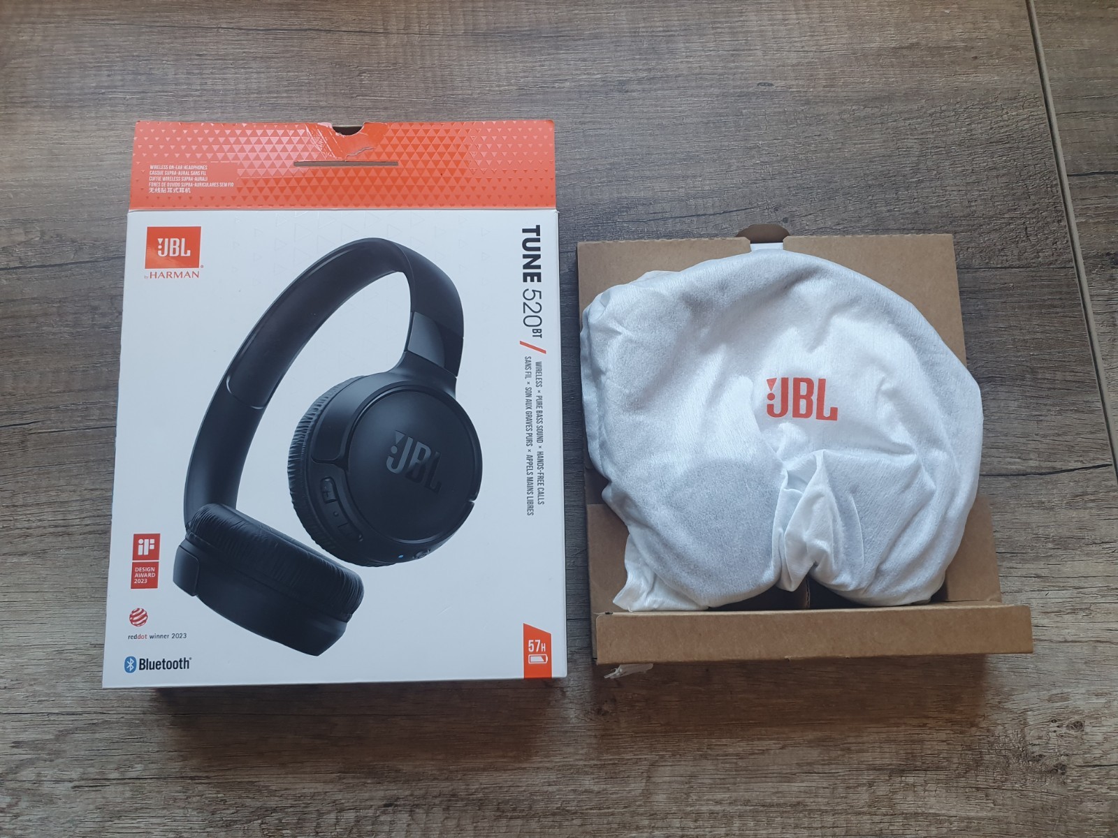 JBL TUNE 520BT Headphones Jack/Bluetooth