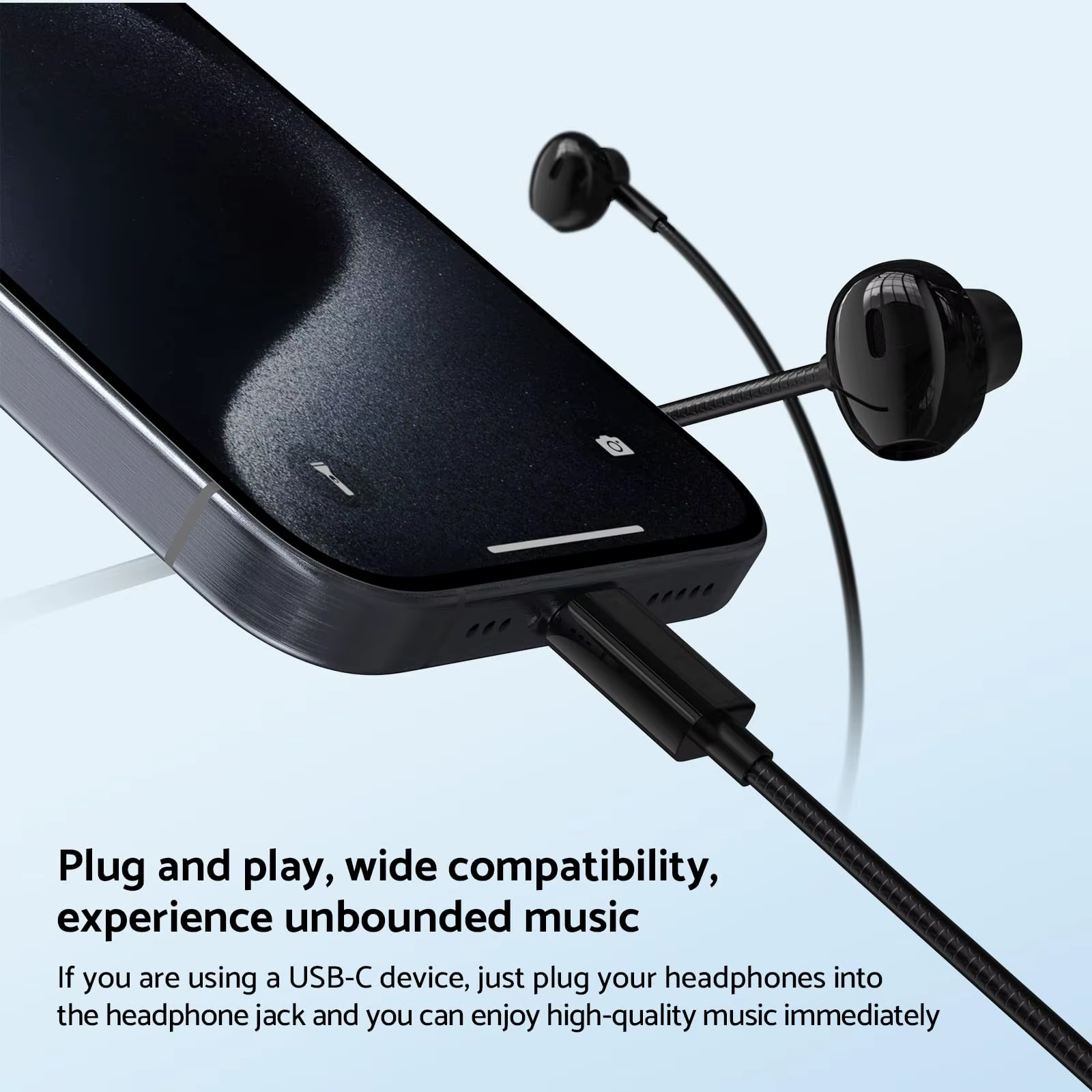 For Samsung HiFi In-Ear USB C 3.5mm Wired Earphones Galaxy S24 S23 S22 Ultra US