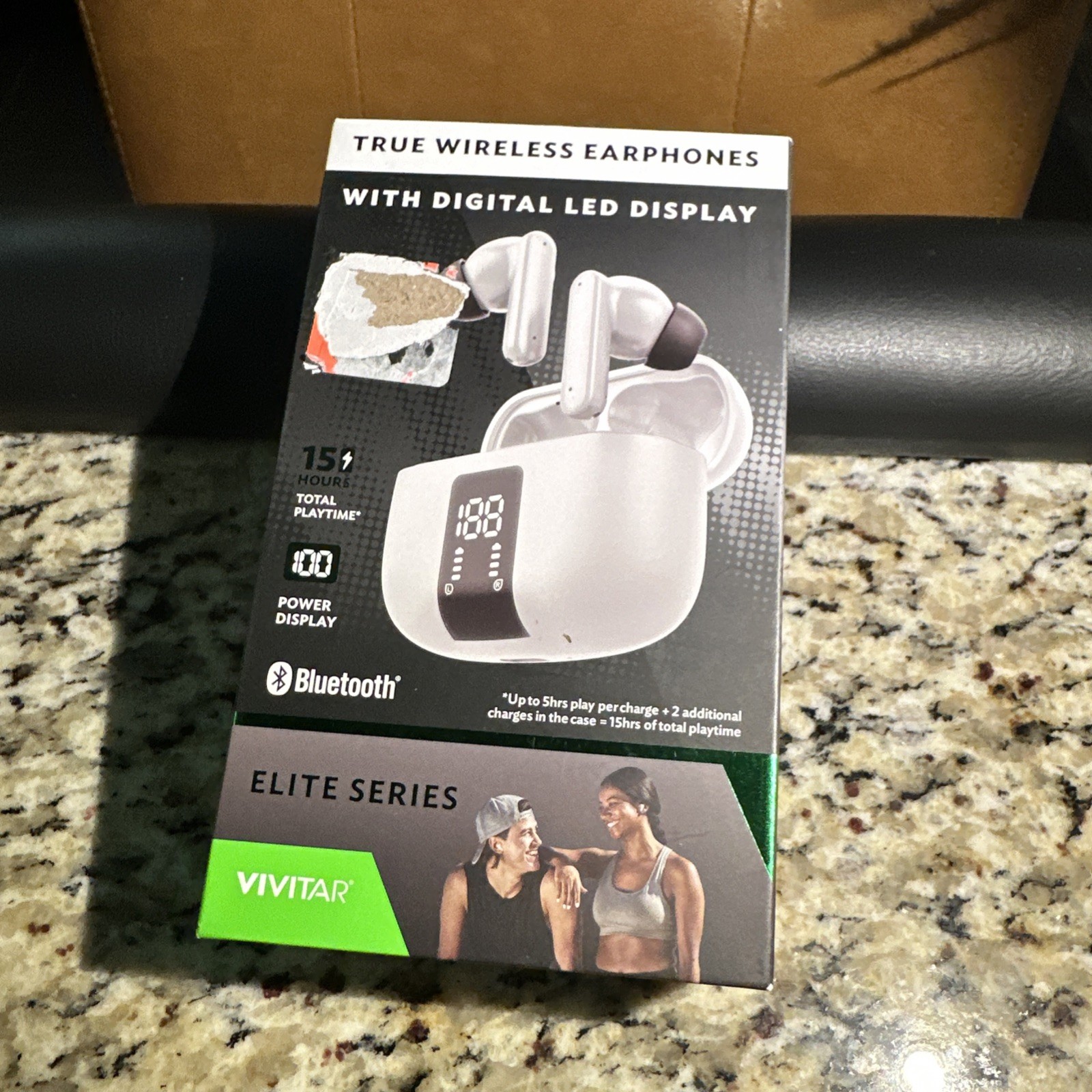 Vivitar True Wireless Earbuds Bluetooth Digital LED Display New
