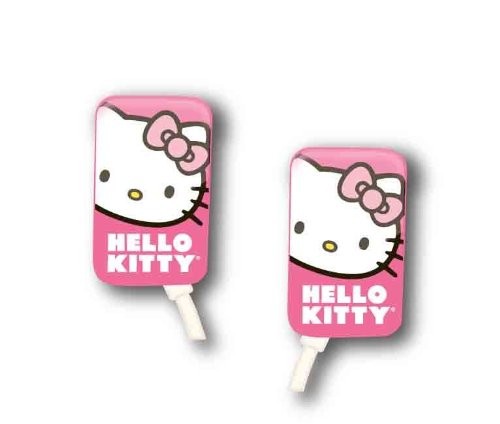 Hello Kitty Earbuds Pink Headphones Compatible with MP3 CD Players iPhones
