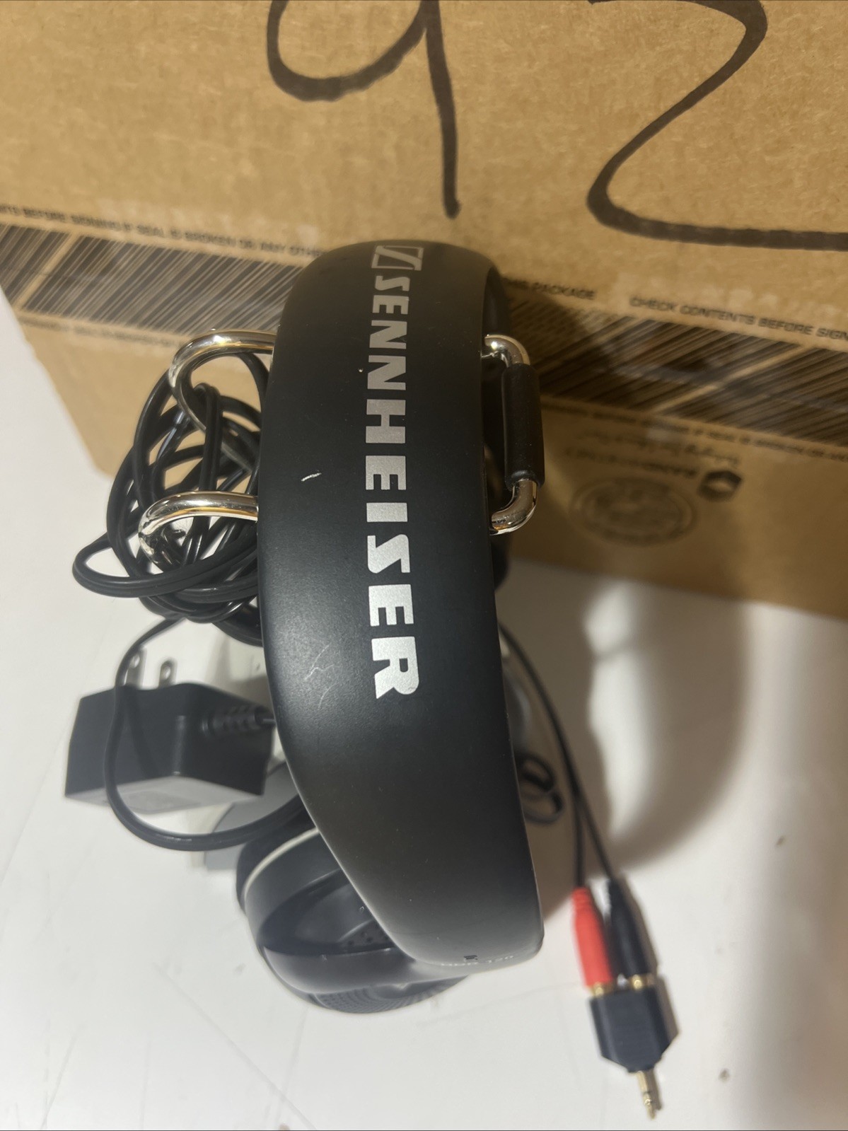 Sennheiser HDR120 Wireless TV Stereo Headphones w/ TR120 Charging Stand