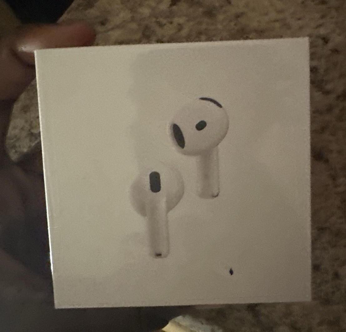 Apple AirPods 4 (ANC) Bluetooth Wireless In-Ear Earbuds White MXP93LL/A