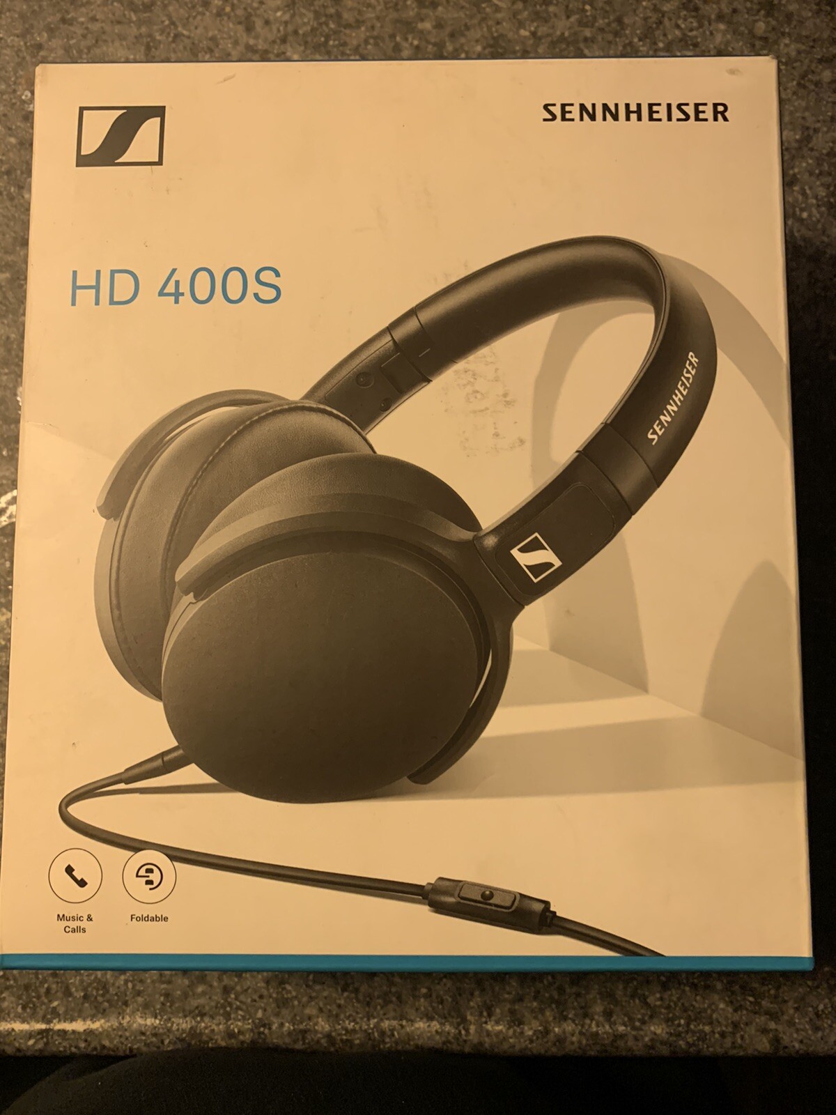 Sennheiser HD 400S Foldable Headphones NEW! Music & Calls