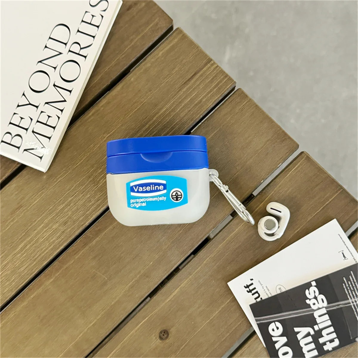 For QCY Crossky C30 Earbuds Case(2024),Cute Creative Popular Vaseline Design Si