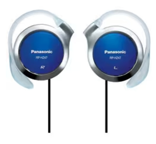 Panasonic Clip Earphone Headphone RP-HZ47-A 9.9mm Blue NEW