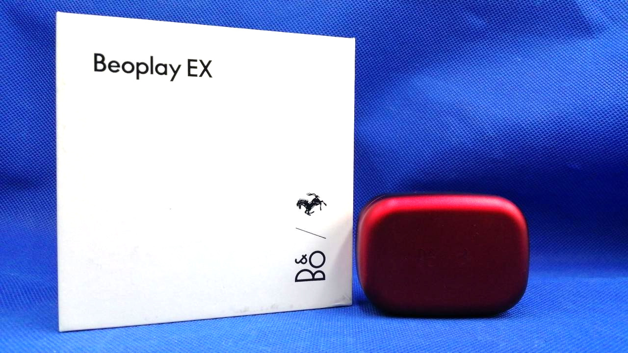 Bang & Olufsen Beoplay EX Ferrari Edition Red Wireless Earphones with box