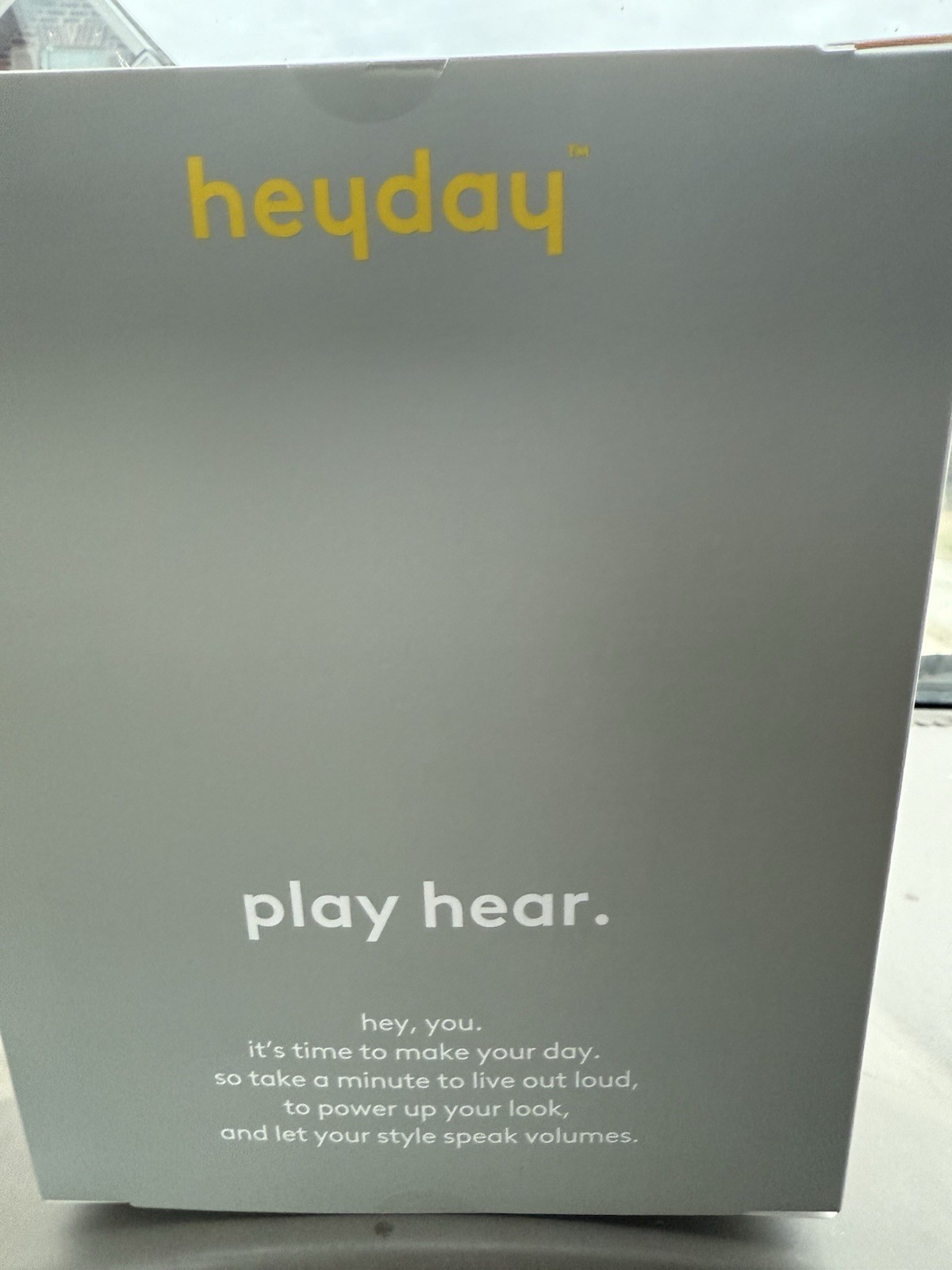 Heyday Wireless Headband Headphones Yellow Up to 40 Hours Playback