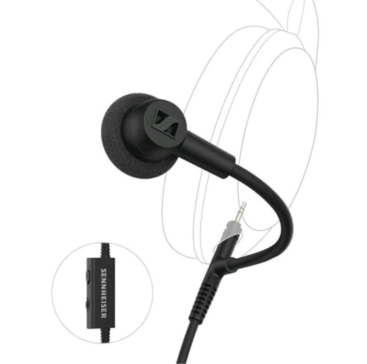 Sennheiser HD 500 BAM Boom Microphone 3.5mm Mute Volume Gaming NEW