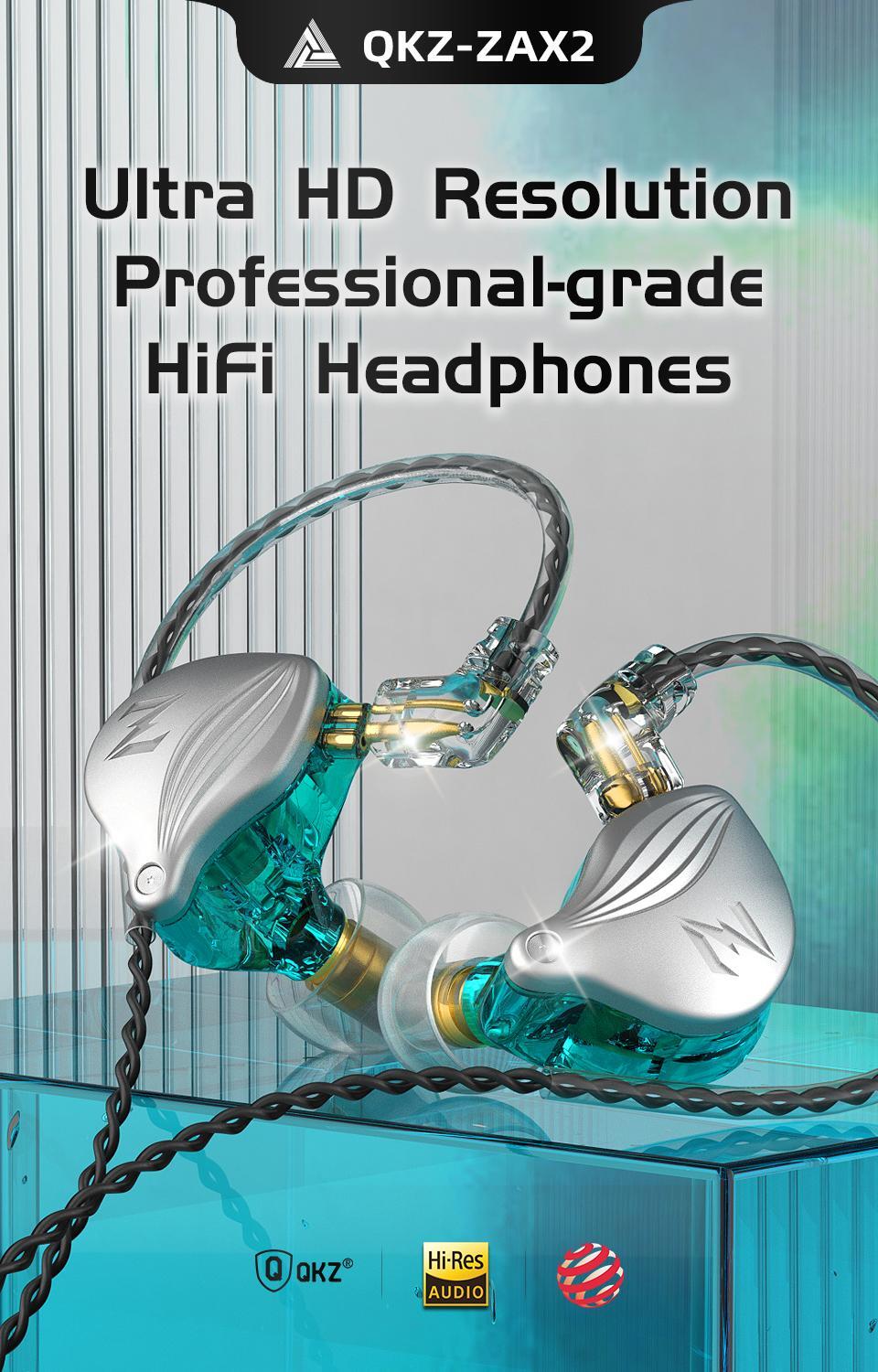 Newest Dynamic Earphone Hifi Dj Monitor in Ear Earphones Earbud Sport