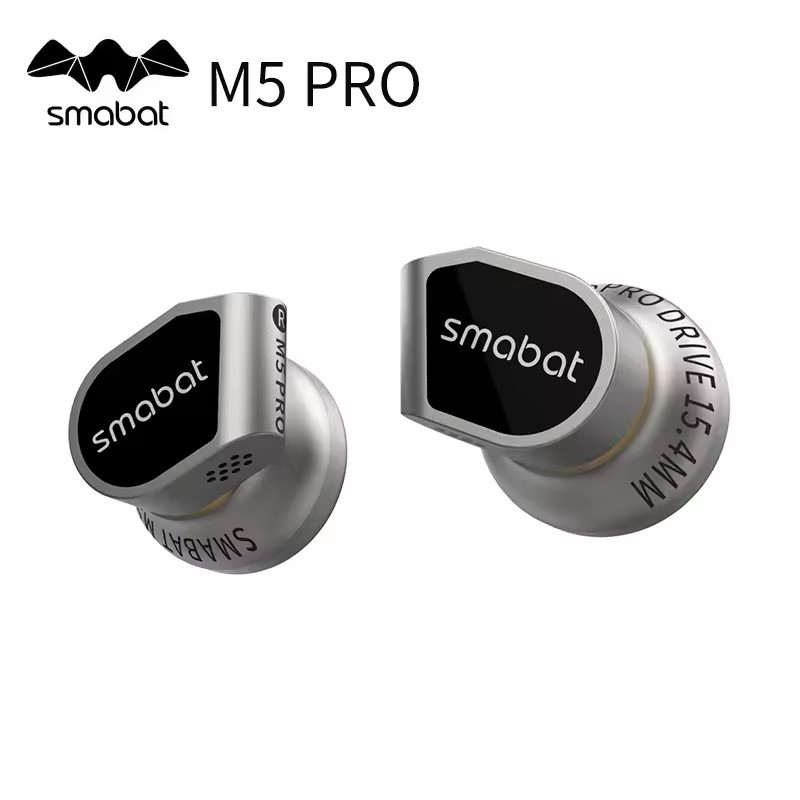 2025 Smabat M5 PRO Earphone 15.4mm with MMCX Detachable Cable 4.4/3.5mm