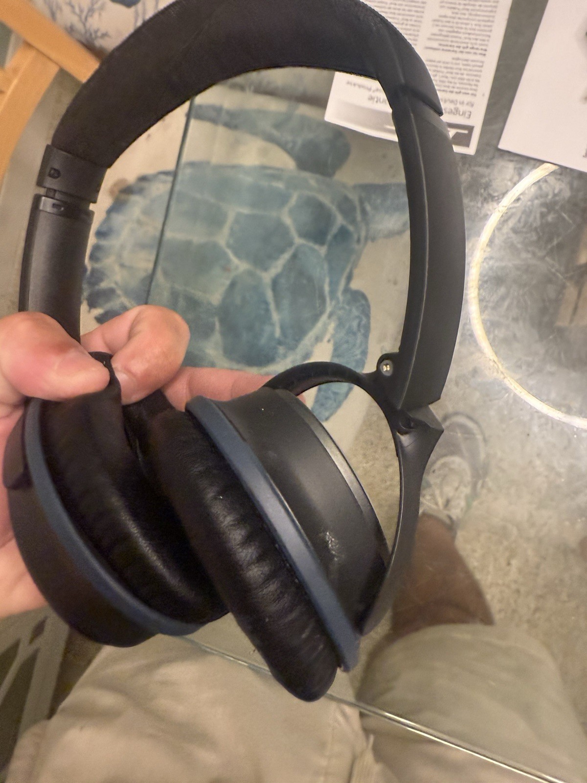 Bose QuietComfort 25 Acoustic Noise Cancelling Headphones Black with Case (A)